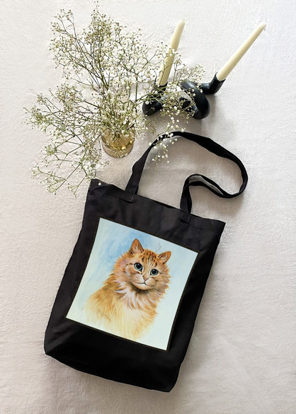 Torba z naszywką Imbirowy Tom Louis Wain