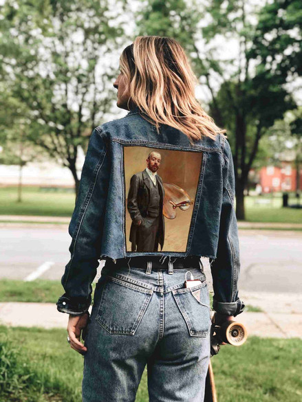 Ekran Autoportret z paletą Jacek Malczewski