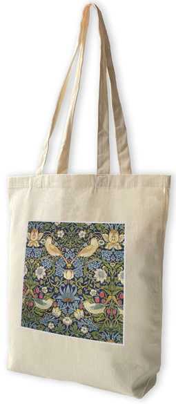 Torba z naszywką Kradzież truskawek William Morris