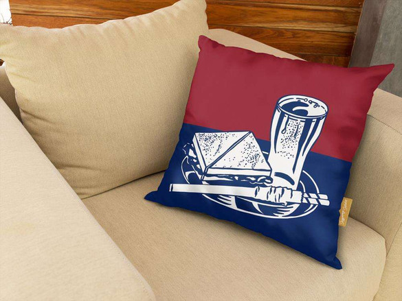 Poduszka Sandwich and soda Roy Lichtenstein