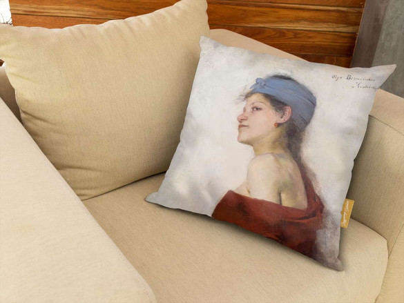 Poduszka Portret kobiety - Cyganka Olga Boznańska