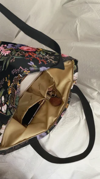 Torba na ramię shopper Projekt tkaniny William Kilburn