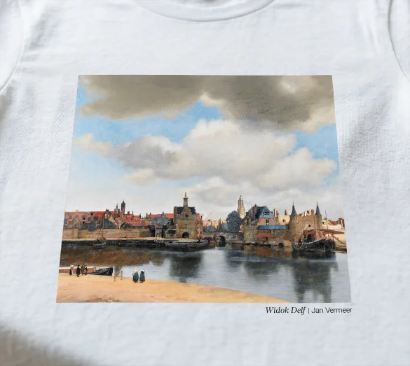 Bluzka damska Widok Delft Jan Vermeer