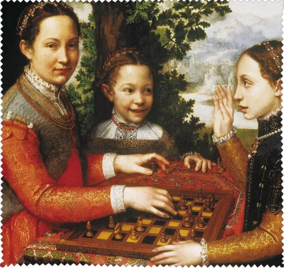 Ściereczka do okularów Gra w szachy Sofonisba Anguissola