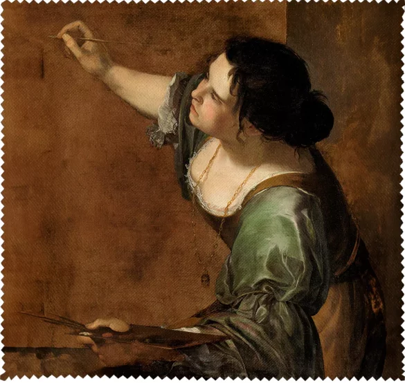 Ściereczka do okularów Autoportret jako alegoria malarstwa Artemisia Gentileschi