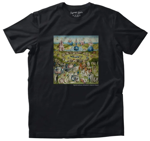 Koszulka z nadrukiem Ogród rozkoszy ziemskich Hieronim Bosch