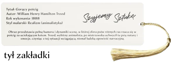 Zakładka do książki Gorący pościg William Henry Hamilton Trood