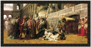 Naszywka Dirce chrześcijańska Henryk Siemiradzki