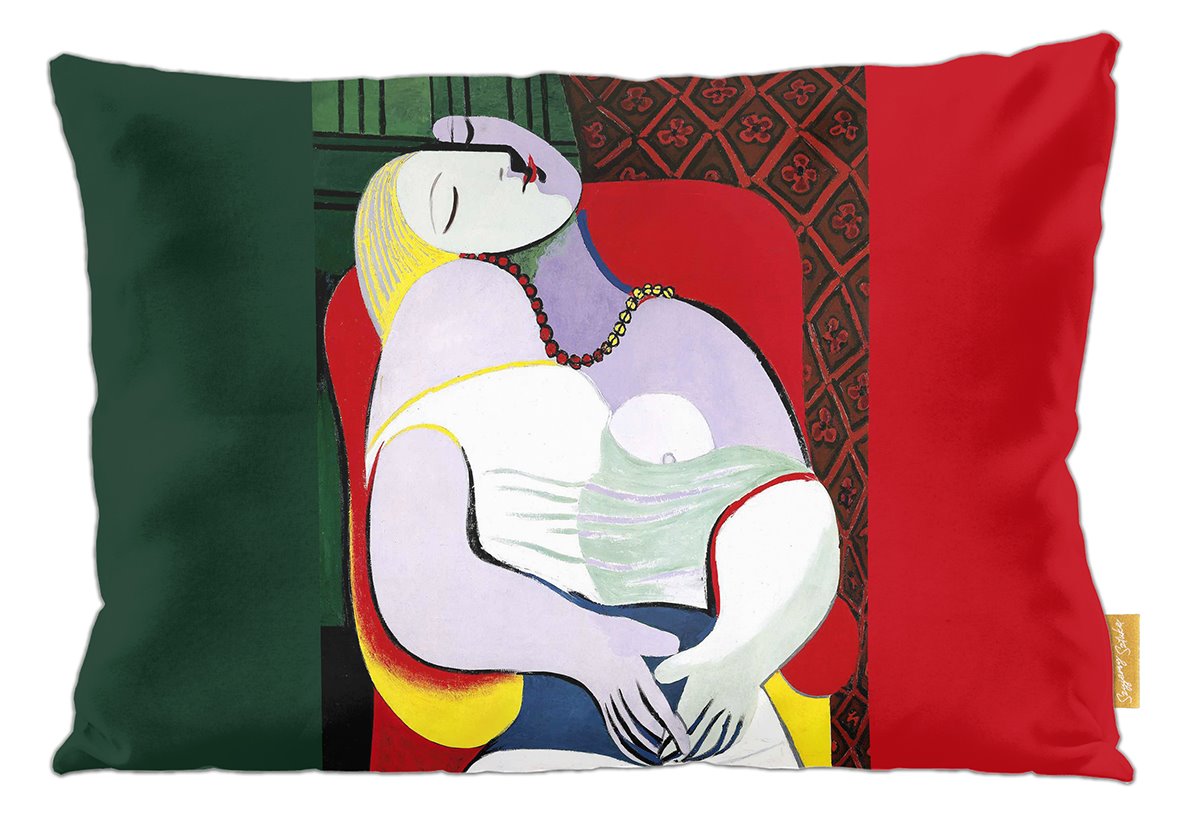 Poduszka dekoracyjna na prezent z obrazem Sen Pablo Picasso Szyjemy Sztukę