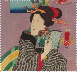 Ściereczka do okularów Krajobrazy i piękności Utagawa Kuniyoshi
