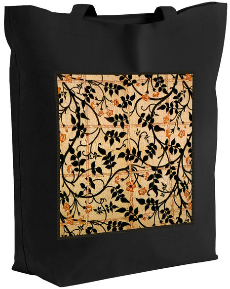 Torba z naszywką Projekt kurtyny jaśminowej William Morris