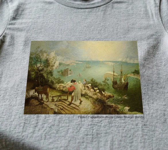 Bluzka damska Pejzaż z upadkiem Ikara Pieter Bruegel starszy