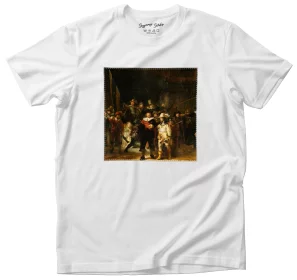 Koszulka z naszywką Straż nocna Rembrandt