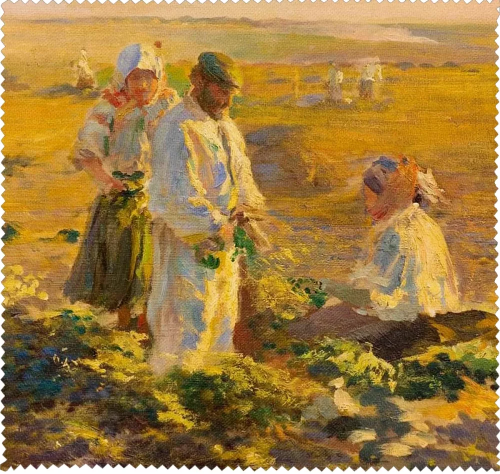 Ściereczka do okularów Kopanie buraków Leon Wyczółkowski