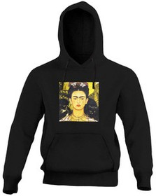 Bluza z naszywką Autoportret z cierniowym naszyjnikiem i kolibrem Frida Kahlo