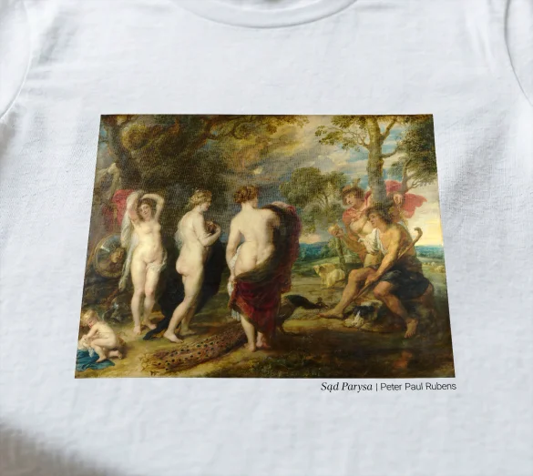 Koszulka z nadrukiem Sąd Parysa Peter Paul Rubens