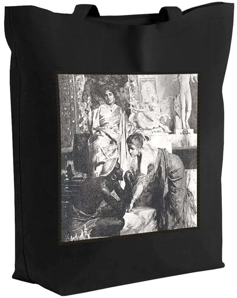 Torba z naszywką Sprzedaż amuletów Henryk Siemiradzki