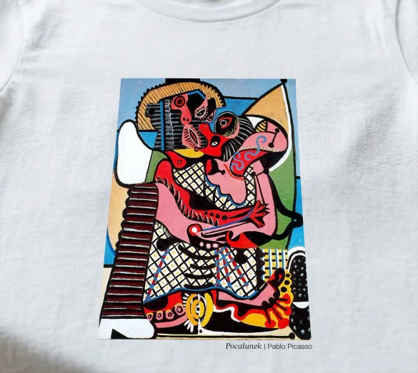 Koszulka z nadrukiem Pocałunek Pablo Picasso