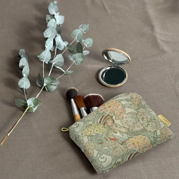 Kosmetyczka mini Byzantine – projekt tkaniny Alfons Mucha