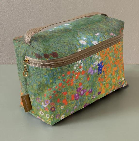 Kosmetyczka kuferek Flower garden Gustav Klimt