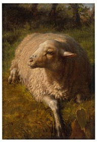 Magnes Odpoczywająca owca Rosa Bonheur