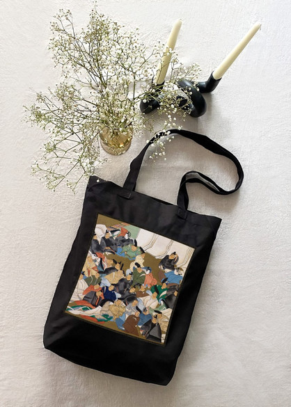 Torba z naszywką 36 poetów Ogata Korin