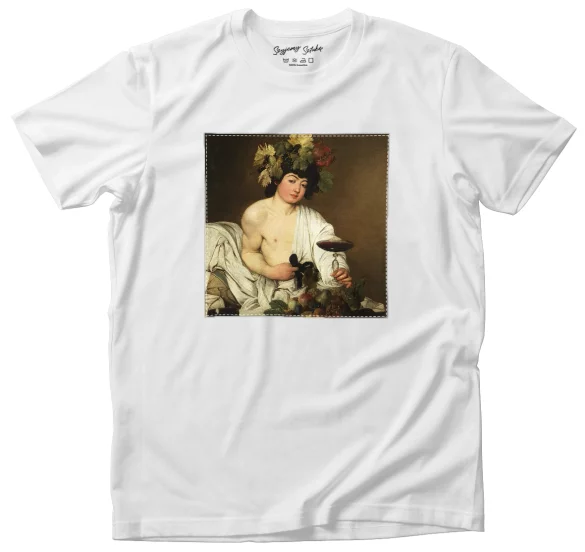 Koszulka z naszywką Bachus Caravaggio