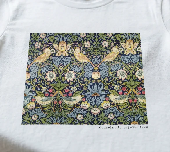 Bluzka damska Kradzież truskawek William Morris