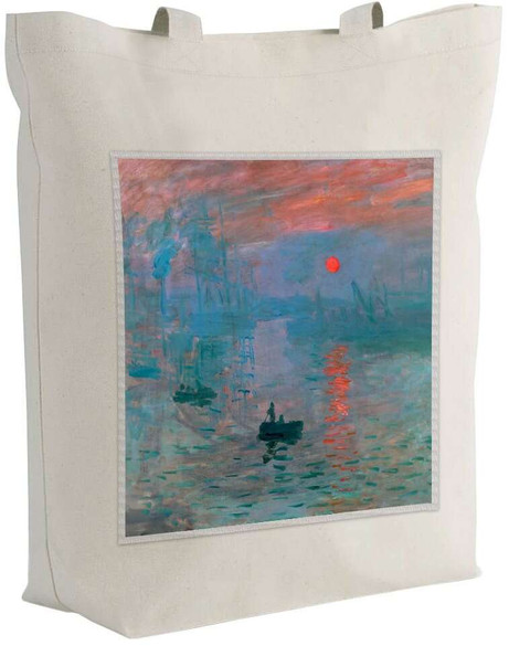 Torba z naszywką Impresja, wschód słońca Claude Monet