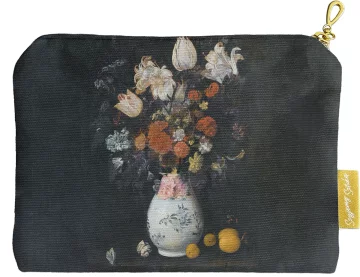 Kosmetyczka mini Kwiaty w wazonie Judith Leyster