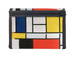 Portfel Kompozycja w czerwieni, żółci, błękicie i czerni Piet Mondrian