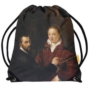 Worek Bernardino Campi malujący Sofonisbę Anguissolę Sofonisba Anguissola