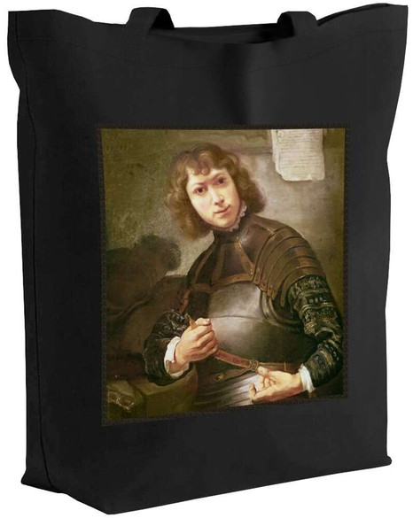 Torba z naszywką Młody mężczyzna w złotej zbroi Rembrandt