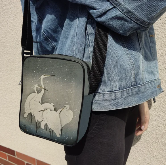 Torba Listonoszka Grupa czapli Ohara Koson