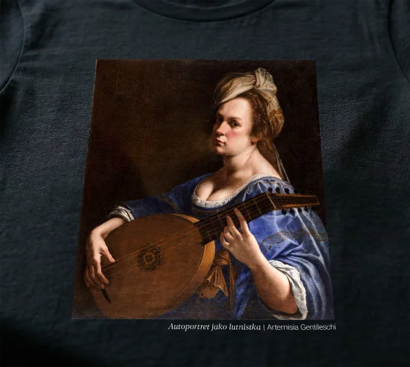 Bluzka damska Autoportret jako lutnistka Artemisia Gentileschi