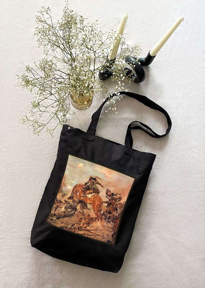 Torba z naszywką Szarża pod Rokitną Wojciech Kossak