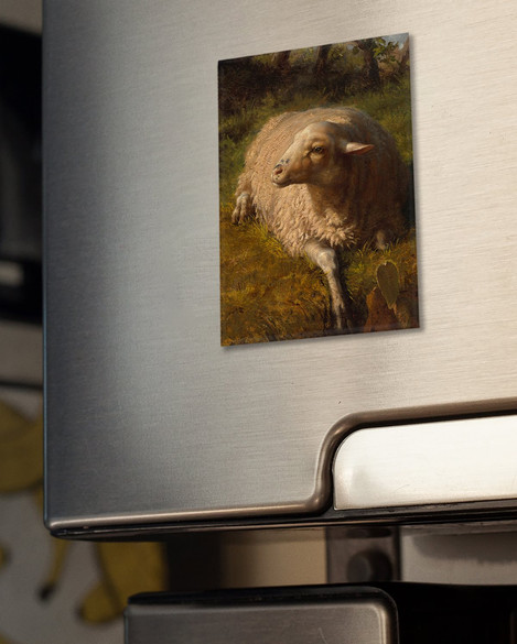 Magnes Odpoczywająca owca Rosa Bonheur