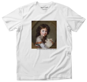 Koszulka z nadrukiem Portret Elisabeth Isabella Mniszech Élisabeth Vigée-Lebrun