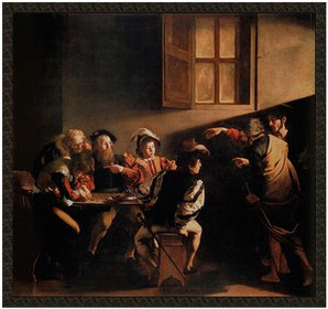 Naszywka Powołanie świętego Mateusza Caravaggio