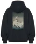Bluza oversize Grupa czapli Ohara Koson