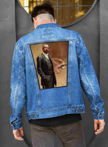 Ekran Autoportret z paletą Jacek Malczewski