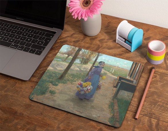 Podkładka Kwietna dziewczyna w Holandii George Hitchcock 36x29cm