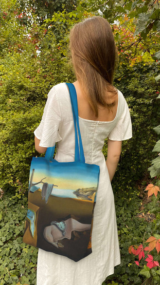 Torba na ramię shopper Trwałość pamięci Salvador Dali
