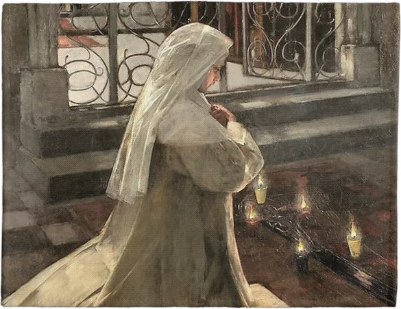 Podkładka na stół W Wielki Piątek Olga Boznańska