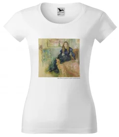 Bluzka damska Julie Manet i jej piesek Laërte Berthe Morisot