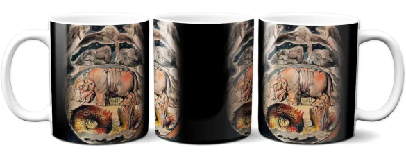 Kubek Behemoth i lewiatan William Blake