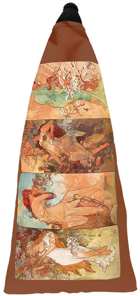 Piórnik trójkątny 4 pory roku Alfons Mucha