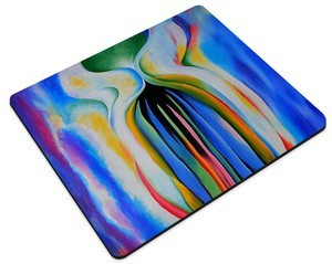 Podkładka Szare linie z czarnym, niebieskim i żółtym Georgia O’Keeffe 36x29cm