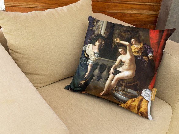 Poduszka Batszeba w swojej kąpieli Artemisia Gentileschi