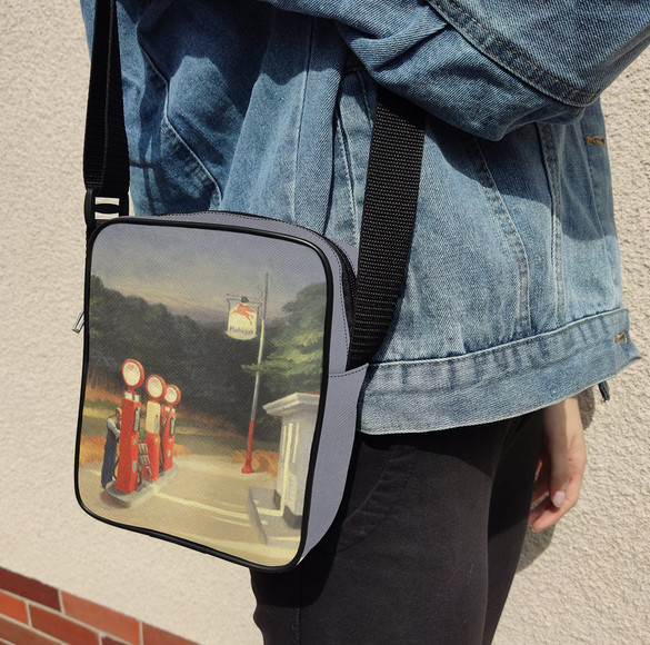 Torba listonoszka Benzyna Edward Hopper